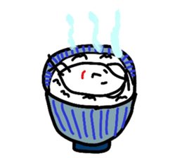 Piece of rice teacher 2 sticker #8395098