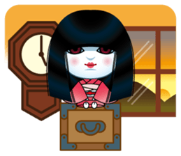 Japanese Doll Horror sticker #8395270