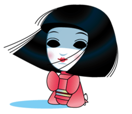 Japanese Doll Horror sticker #8395279