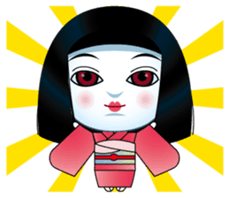 Japanese Doll Horror sticker #8395282