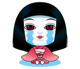 Japanese Doll Horror sticker #8395285
