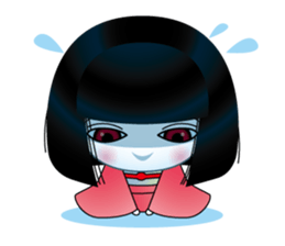 Japanese Doll Horror sticker #8395286