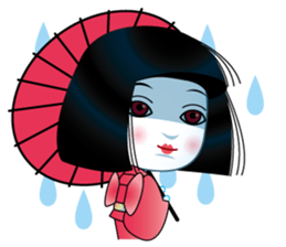 Japanese Doll Horror sticker #8395287