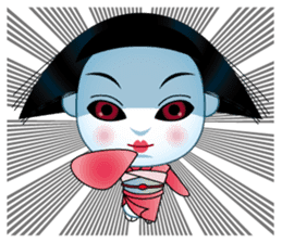 Japanese Doll Horror sticker #8395289