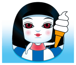 Japanese Doll Horror sticker #8395305