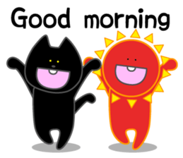 Front teeth single black cat 1 sticker #8395397
