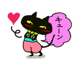 Osaka valve Moth ten black cat Kuroko sticker #8395472