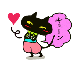 Osaka valve Moth ten black cat Kuroko sticker #8395472