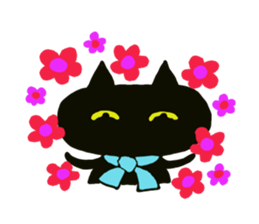 Osaka valve Moth ten black cat Kuroko sticker #8395475