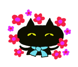 Osaka valve Moth ten black cat Kuroko sticker #8395475
