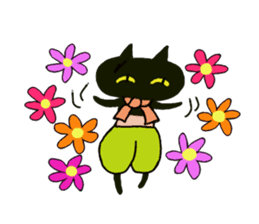 Osaka valve Moth ten black cat Kuroko sticker #8395477