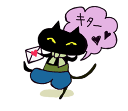 Osaka valve Moth ten black cat Kuroko sticker #8395479