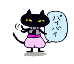 Osaka valve Moth ten black cat Kuroko sticker #8395493