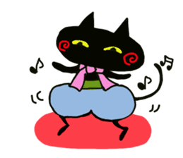 Osaka valve Moth ten black cat Kuroko sticker #8395502