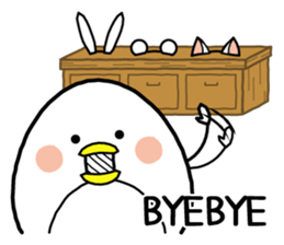 WHITE PENGUIN!3 sticker #8396187