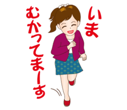 Girl's Talk! A Cute Lady in Osaka, Japan sticker #8396447