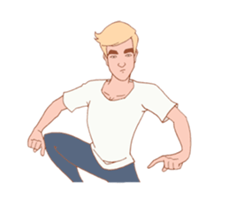 A good  Handsome and men named north sticker #8396942