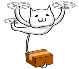 cat-type drone sticker #8397113