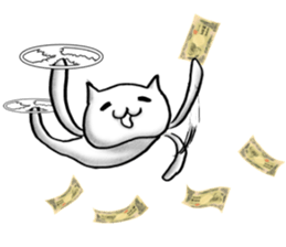 cat-type drone sticker #8397123