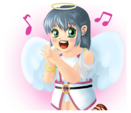 Angels and demons of intense Sticker sticker #8397672