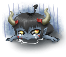 Angels and demons of intense Sticker sticker #8397674