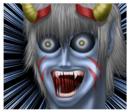 Angels and demons of intense Sticker sticker #8397686