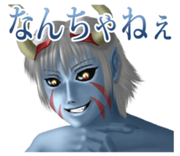 Angels and demons of intense Sticker sticker #8397687