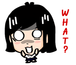 Red-white girl sticker #8397749