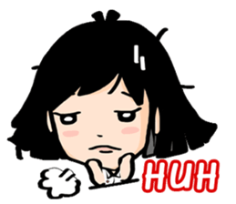 Red-white girl sticker #8397751