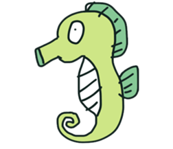 Crazy Animals ~~ Under The Sea sticker #8398166