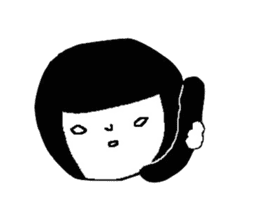 Sachiko Fall of everyday sticker #8398317