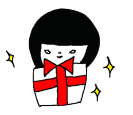 Sachiko Fall of everyday sticker #8398330