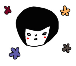 Sachiko Fall of everyday sticker #8398331