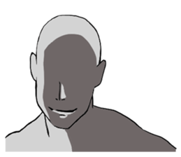 Suspicious looking man sticker #8398508