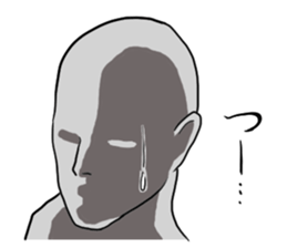 Suspicious looking man sticker #8398534