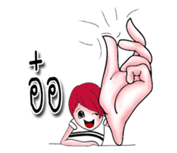 The red haired guy and friends sticker #8399269