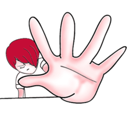 The red haired guy and friends sticker #8399271