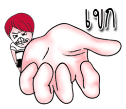 The red haired guy and friends sticker #8399282