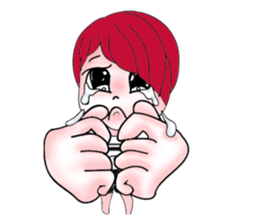 The red haired guy and friends sticker #8399283