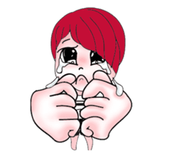 The red haired guy and friends sticker #8399283