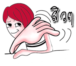 The red haired guy and friends sticker #8399290