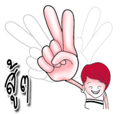 The red haired guy and friends sticker #8399294