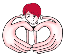 The red haired guy and friends sticker #8399295