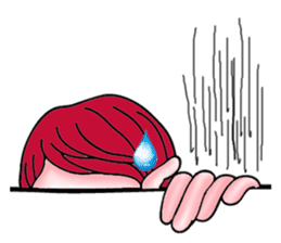 The red haired guy and friends sticker #8399299