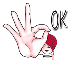 The red haired guy and friends sticker #8399300