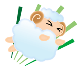 Zodiac Sticker of sheep and monkey sticker #8399394
