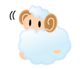 Zodiac Sticker of sheep and monkey sticker #8399396