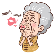 my Grandma(English ver.) sticker #8399430