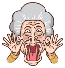 my Grandma(English ver.) sticker #8399446