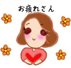 Nice Kansai girl sticker #8400685